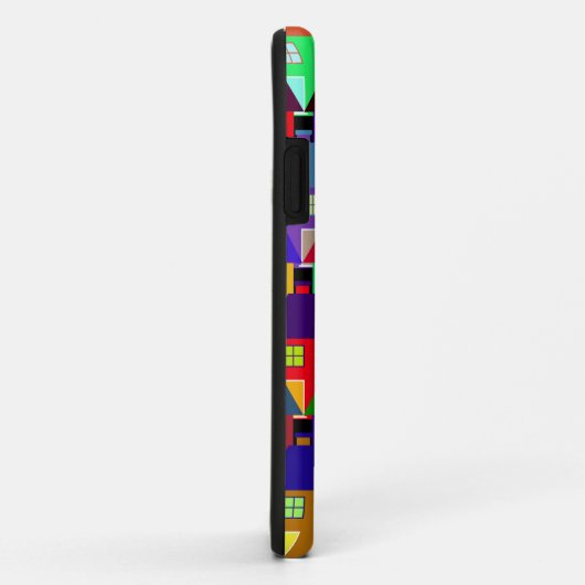 HÄUSER FARBHAFTE ZUHAUSE COMMUNITY Case-Mate iPhone HÜLLE (Hinten/Rechts)