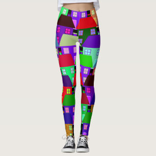 HÄUSER FARBHAFTE ZUHAUSE COMMUNITY LEGGINGS