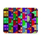 HÄUSER FARBHAFTE ZUHAUSE COMMUNITY MAGNET (Horizontal)