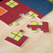 HÄUSER FARBHAFTE ZUHAUSE COMMUNITY PUZZLE (Seite)