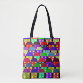 HÄUSER FARBHAFTE ZUHAUSE COMMUNITY TASCHE (Vorderseite)