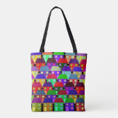 HÄUSER FARBHAFTE ZUHAUSE COMMUNITY TASCHE (Rückseite)