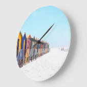 Häuser Hütten Große Wanduhr (Winkel)