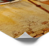 Häuser im Stil Venezianischer Architektur in Vened Poster (Ecke)