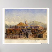 Häuser in Acapulco Poster (Vorne)