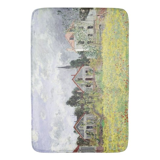 Häuser in Argenteuil Claude Monet Badematte (Vorderseite Vertikal)