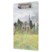 Häuser in Argenteuil Claude Monet Klemmbrett (Links)