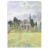 Häuser in Argenteuil Claude Monet Klemmbrett (Rückseite)