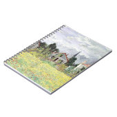 Häuser in Argenteuil Claude Monet Notizblock (Linke Seite)