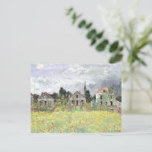 Häuser in Argenteuil Claude Monet Postkarte (Stehend Vorderseite)