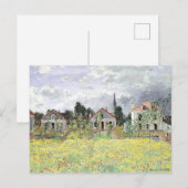 Häuser in Argenteuil Claude Monet Postkarte (Vorne/Hinten)