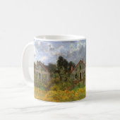 Häuser in Argenteuil von Claude Monet, Vintage Kun Kaffeetasse (Vorderseite Links)