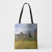 Häuser in Argenteuil von Claude Monet, Vintage Kun Tasche (Vorderseite)