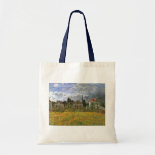 Häuser in Argenteuil von Claude Monet, Vintage Kun Tragetasche