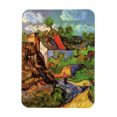 Häuser in Auvers Magnet (Vertikal)