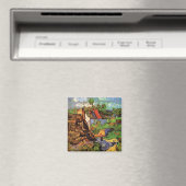 Häuser in Auvers Magnet (In Situ (Geschirrspüler))