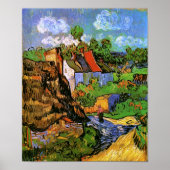 Häuser in Auvers Van Gogh Fine Art Poster (Vorne)