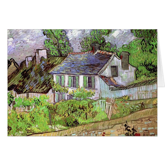 Häuser in Auvers, Vincent van Gogh. (Vorderseite (Horizontal))
