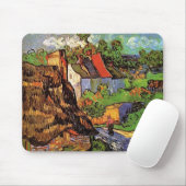 Häuser in Auvers, Vincent van Gogh. Dorf Mousepad (Mit Mouse)