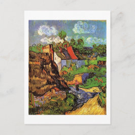 Häuser in Auvers, Vincent van Gogh. Dorf Postkarte