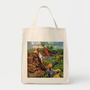 Häuser in Auvers, Vincent van Gogh. Dorf Tragetasche