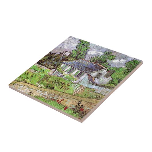 Häuser in Auvers, Vincent van Gogh. Fliese (Seite)