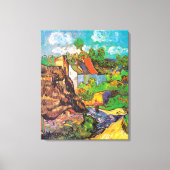 Häuser in Auvers, Vincent Van Gogh Leinwanddruck (Vorderseite)
