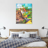 Häuser in Auvers, Vincent Van Gogh Leinwanddruck (Insitu (Schlafzimmer))