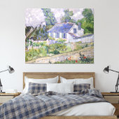 Häuser in Auvers Vincent van Gogh Leinwanddruck (Insitu (Schlafzimmer))