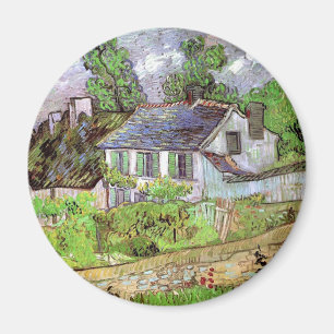 Häuser in Auvers,Vincent van Gogh. Magnet