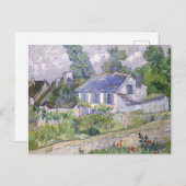 Häuser in Auvers Vincent van Gogh Postkarte (Vorne/Hinten)