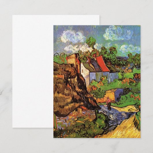 Häuser in Auvers von Vincent van Gogh (Vorne/Hinten)