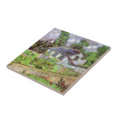 Häuser in Auvers von Vincent van Gogh Fliese (Seite)