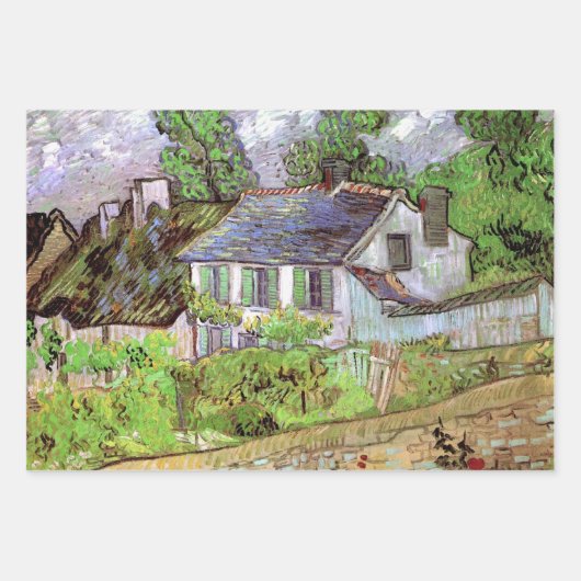 Häuser in Auvers von Vincent van Gogh Geschenkpapier Set (Vorderseite 3)