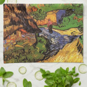 Häuser in Auvers von Vincent van Gogh Geschirrtuch (Gefaltet)