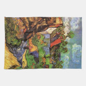 Häuser in Auvers von Vincent van Gogh Geschirrtuch (Horizontal)
