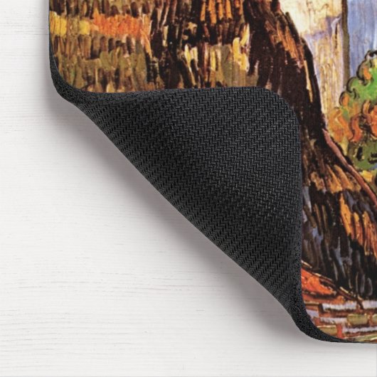 Häuser in Auvers von Vincent van Gogh Mousepad (Ecke)