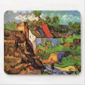 Häuser in Auvers von Vincent van Gogh Mousepad (Vorne)