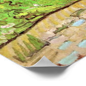 Häuser in Auvers von Vincent van Gogh Poster (Ecke)