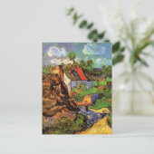 Häuser in Auvers von Vincent van Gogh Postkarte (Stehend Vorderseite)