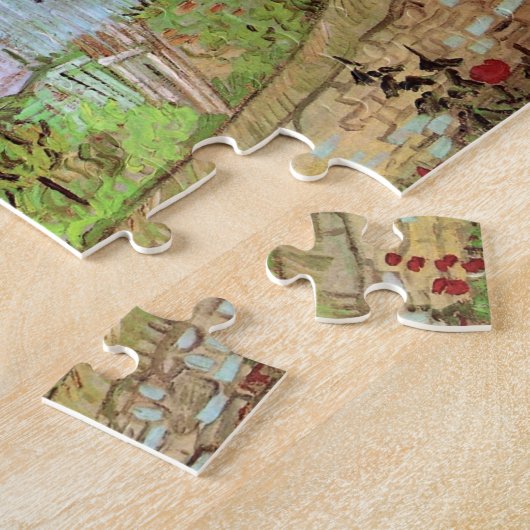 Häuser in Auvers von Vincent van Gogh Puzzle (Seite)