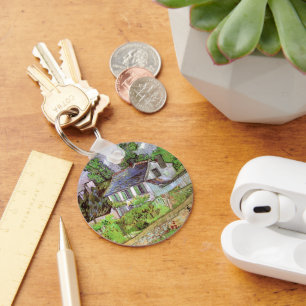 Häuser in Auvers von Vincent van Gogh Schlüsselanhänger