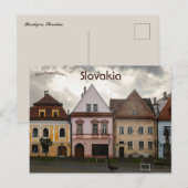 Häuser in Bardejov Slowakei Postkarte (Vorne/Hinten)