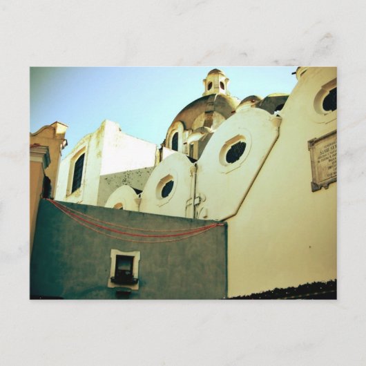 Häuser in Capri Postkarte (Vorderseite)