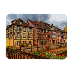 Häuser in Colmar, Elsass, Frankreich Magnet