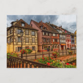 Häuser in Colmar, Elsass, Frankreich Postkarte (Vorderseite)