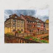 Häuser in Colmar, Elsass, Frankreich Postkarte (Vorderseite)