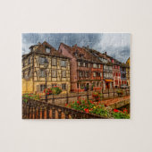 Häuser in Colmar, Elsass, Frankreich Puzzle (Horizontal)