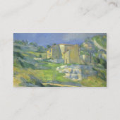 Häuser in der Provence; das Riaux-Tal von Cezanne Visitenkarte (Rückseite)