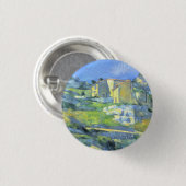 Häuser in der Provence Paul Cezanne Button (Vorne & Hinten)